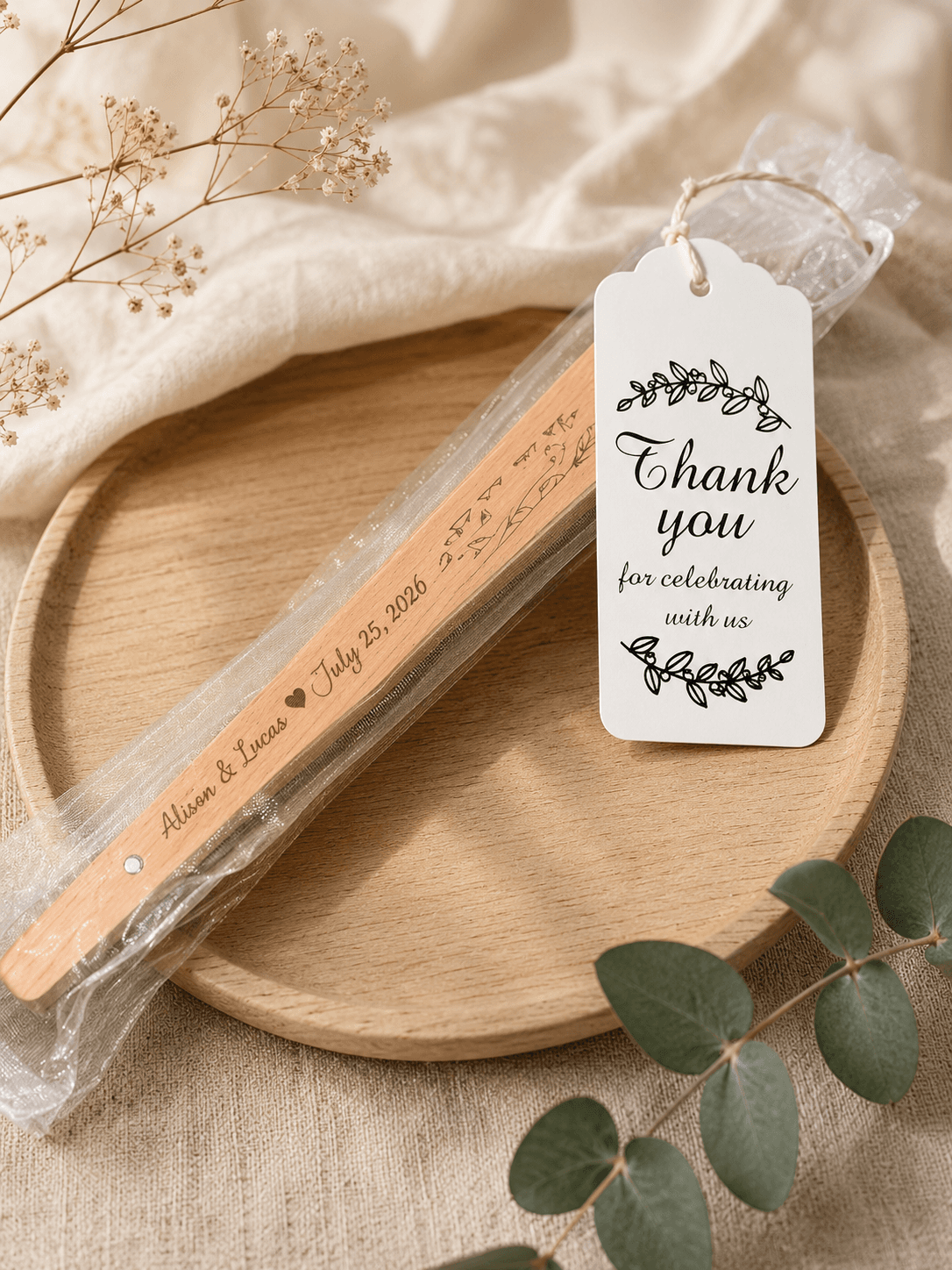 Custom Engraved Fan
