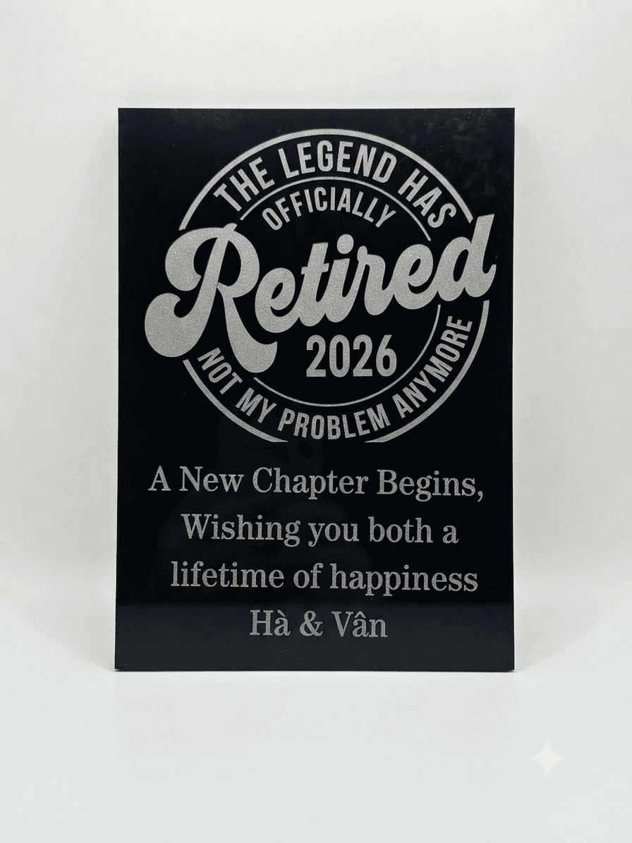 Retirement Plaque